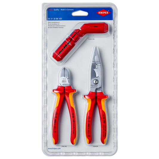 KNIPEX Elektro-Installationsset 00 31 30 BK V01