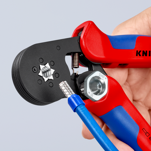 KNIPEX Selbsteinstellende Crimpzange für Aderendhülsen 97 53 14