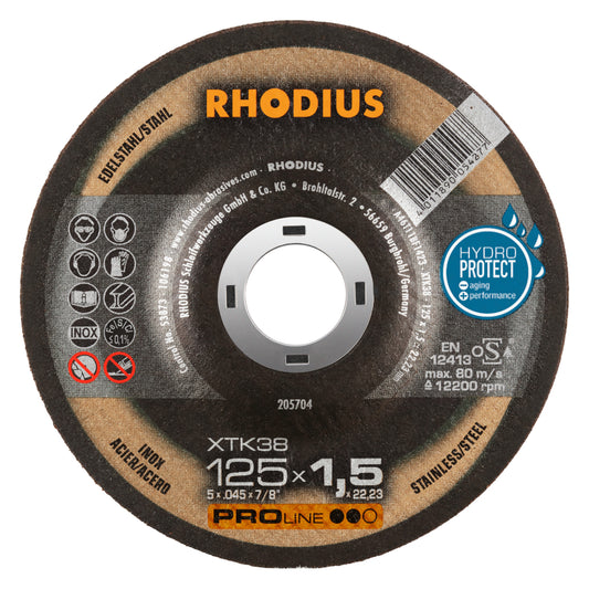 Rhodius XTK 38 Trennscheibe Ø 125 x 1,5 mm