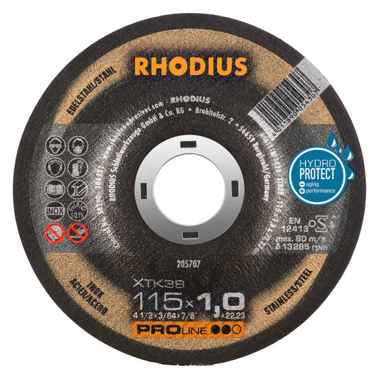 Rhodius XTK 38 Trennscheibe Ø 115 x 1,0 mm