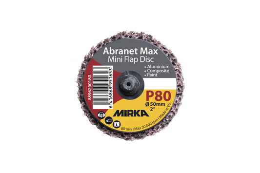 Mirka Abranet Max Mini Flap Disc - Quick Lock Ø 50 mm